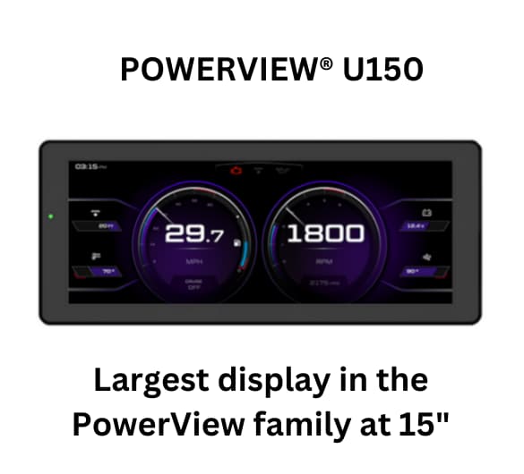  Image of the Powerview U150, showcasing its sleek design and advanced features for enhanced user experience